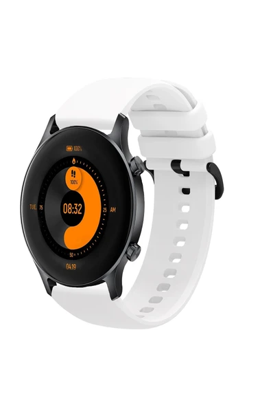 KRETON KRETON Haylou RS3 LS04 Uyumlu Kordon Yumuşak Dokulu Soft Renk Tokalı Silikon Kayış - Resim 7