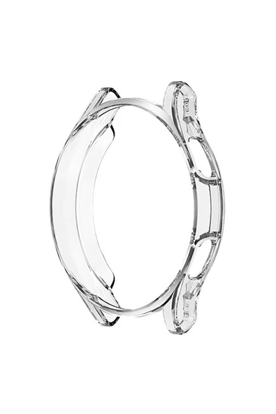 KRETON KRETON Samsung Galaxy Watch 4 44mm Uyumlu Kasa ve Ekran Koruyucu 360 Tam Koruma Silikon Kılıf - Resim 4