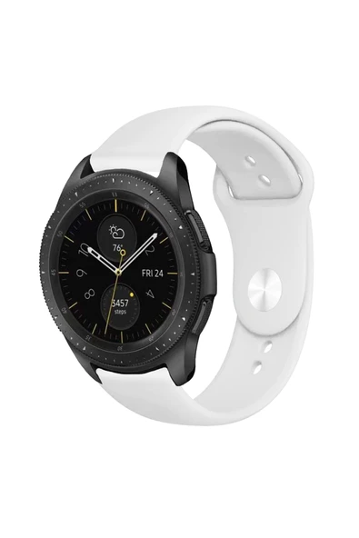 KRETON KRETON Samsung Galaxy Watch 42 mm Uyumlu Kordon Yumuşak Dokulu Silikon Kayış - Resim 3