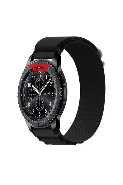 KRETON KRETON Samsung Gear S3 Frontier Uyumlu Kordon Alpine Loop Döngü Spor Kayış - Resim 4