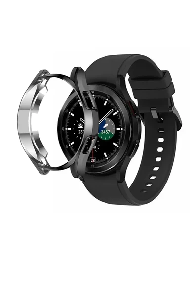 KRETON KRETON Samsung Galaxy Watch 4 44mm Uyumlu Kasa ve Ekran Koruyucu 360 Tam Koruma Silikon Kılıf ürün görseli