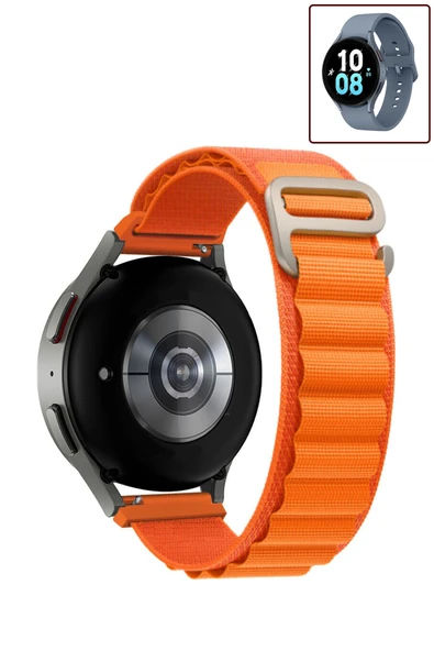 KRETON KRETON Samsung Galaxy Watch 5 40mm/44mm Uyumlu Kordon Alpine Loop Döngü Spor Kayış - Resim 4