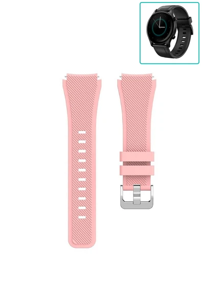 KRETON KRETON Haylou RS3 LS04 Akıllı Saat Uyumlu Tırtık Desenli Silikon Kordon Kayış - Resim 12