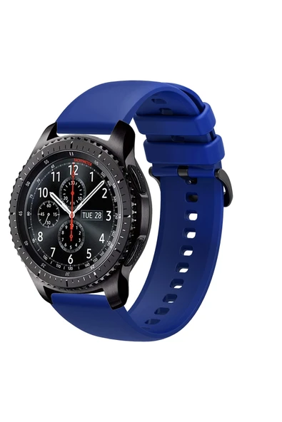 KRETON KRETON Samsung Gear S3 Frontier Uyumlu Kordon Yumuşak Dokulu Soft Renk Tokalı Silikon Kayış - Resim 2