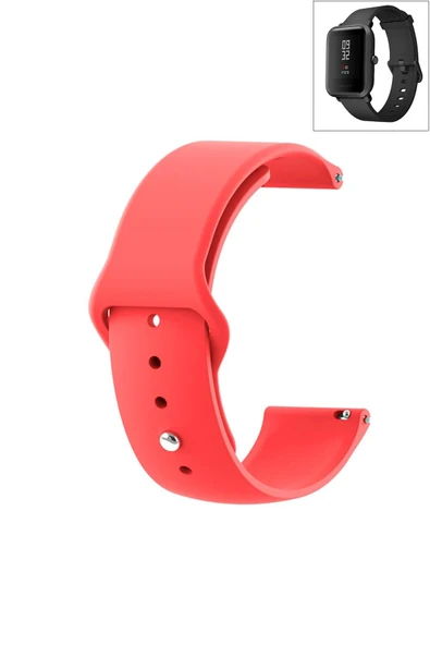 KRETON KRETON Amazfit Bip-bipu-bips-bip Lite-bipupro-bip3-bip3pro Uyumlu Açık Yeşil Kordon Yumuşak Dokulu Kayış - Resim 5