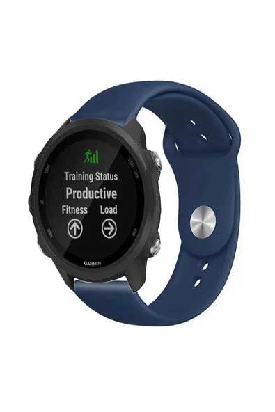 KRETON KRETON Garmin Forerunner 245 / 245 Music Ile Uyumlu Yumuşak Dokulu Silikon Kordon Kayış (20MM) - Resim 9