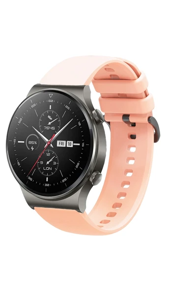 KRETON KRETON Huawei Watch Gt2 Pro Uyumlu Kordon Yumuşak Dokulu Soft Renk Tokalı Silikon Kayış - Resim 7