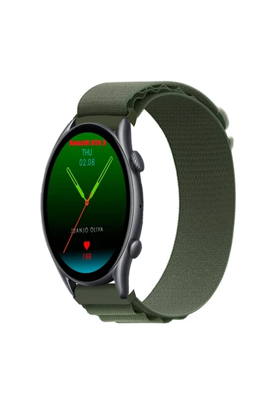 KRETON KRETON Amazfit GTR3-GTR3 PRO Uyumlu Kordon Alpine Loop Döngü Spor Kayış - Resim 8