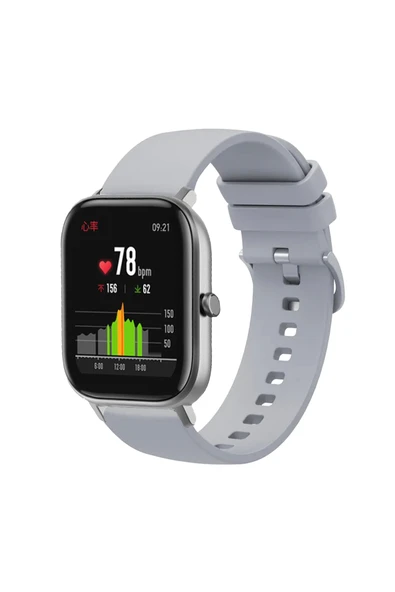 KRETON KRETON Amazfit GTS-GTS2-GTS2E-GTS3-GTS4-GTS4 Mini ile Uyumlu Kordon Yumuşak Dokulu Tokalı Silikon Kayış - Resim 5