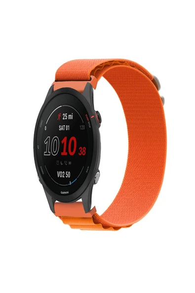 KRETON KRETON Garmin VivoMove Luxe , Style , HR Uyumlu Kordon Alpine Loop Döngü Spor Kayış - Resim 10