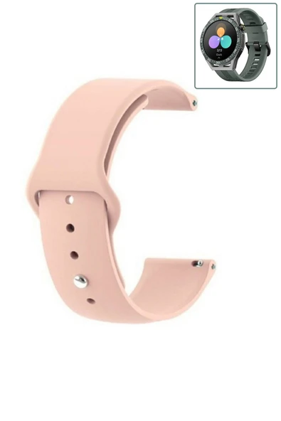 KRETON KRETON Huawei Watch Gt3 SE Uyumlu BORDO Kordon Yumuşak Dokulu Silikon Kayış - Resim 4