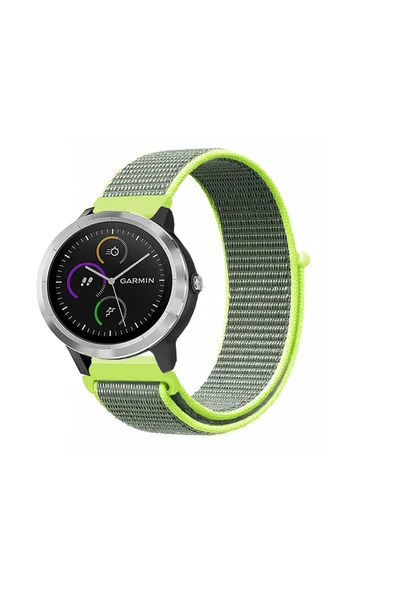 KRETON KRETON Garmin Vivo active 3 Uyumlu Spor Kumaş Desenli Cırt Cırtlı Kordon Kayış ürün görseli