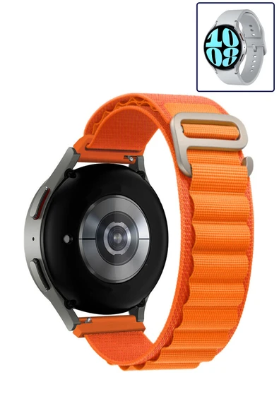KRETON KRETON Samsung Galaxy Watch 6 40mm / 44mm Uyumlu Kordon Alpine Loop Döngü Spor Kayış - Resim 2