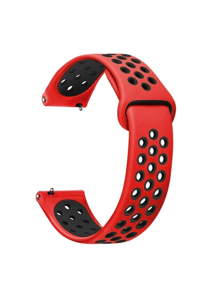 KRETON KRETON Huawei Watch Buds Uyumlu Kordon Yumuşak Dokulu Delikli Desenli Silikon Kayış - Resim 3