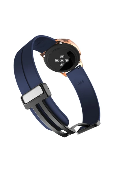 KRETON KRETON Lenovo Smart Watch S2 Uyumlu Kordon Magnetic Klipsli Premium Kayış - Resim 3