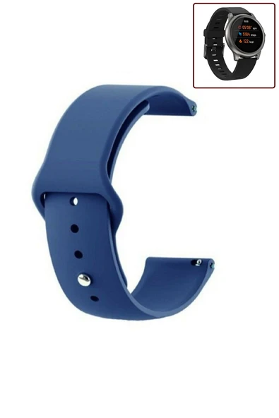 KRETON KRETON Haylou LS05 Uyumlu TURKUAZ Kordon Yumuşak Dokulu Silikon Kayış - Resim 8