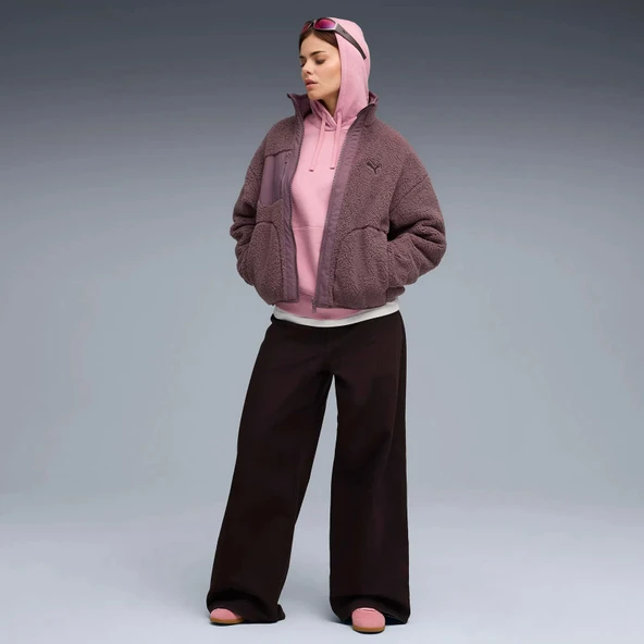 Puma 682397 65 ESS Small No1 Logo Kadın Hoodie - Resim 3