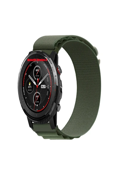 KRETON KRETON Amazfit 3 Stratos Uyumlu Kordon Alpine Loop Döngü Spor Kayış - Resim 8