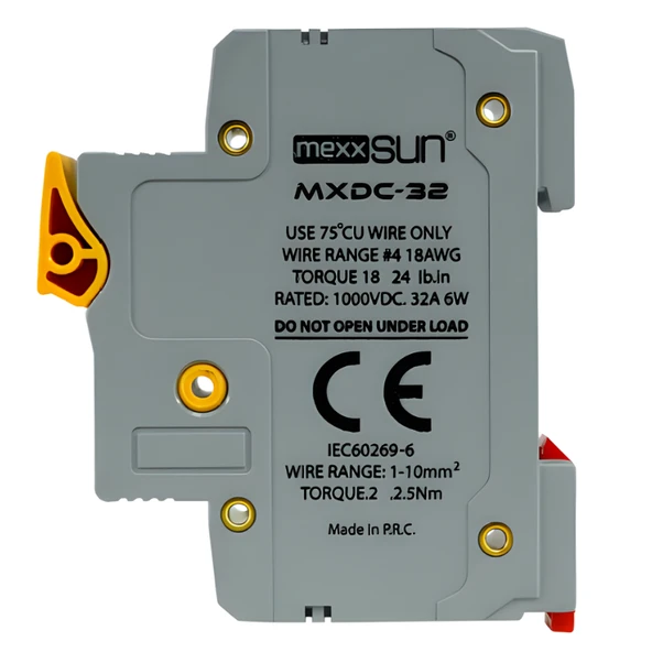 Mexxsun 32 Ah 1000 V DC Sigorta + Sigorta Yuvası - Resim 4
