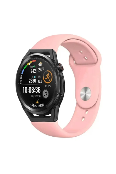 KRETON KRETON Huawei Watch Gt Runner Uyumlu TURKUAZ Kordon Yumuşak Dokulu Silikon Kayış - Resim 7