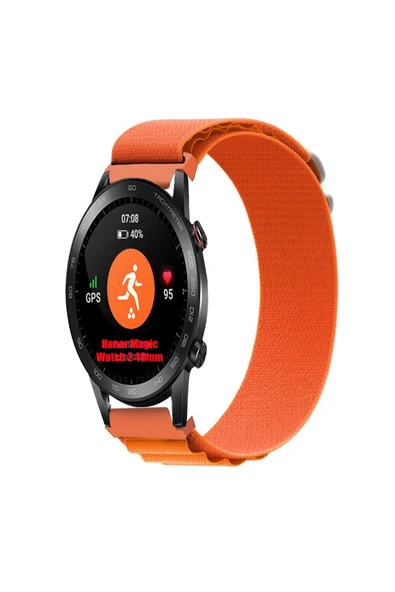 KRETON KRETON Honor Magic Watch 2 46mm Uyumlu Kordon Alpine Loop Döngü Spor Kayış - Resim 8