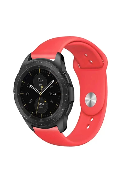 KRETON KRETON Samsung Galaxy Watch 42 mm Uyumlu Kordon Yumuşak Dokulu Silikon Kayış - Resim 12