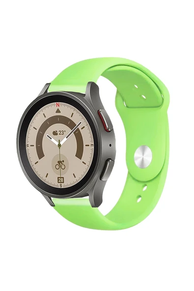 KRETON KRETON Samsung Galaxy Watch 4 40 mm / 44 mm Uyumlu Kordon Yumuşak Dokulu Silikon Kayış - Resim 2