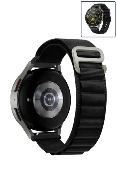 KRETON KRETON Huawei Watch Gt4 46mm Uyumlu Kordon Alpine Loop Döngü Spor Kayış - Resim 3