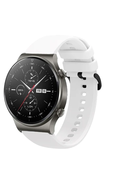 KRETON KRETON Huawei Watch Gt2 Pro Uyumlu Kordon Yumuşak Dokulu Soft Renk Tokalı Silikon Kayış - Resim 2