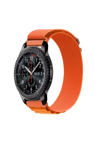KRETON KRETON Samsung Gear S3 Frontier Uyumlu Kordon Alpine Loop Döngü Spor Kayış - Resim 7