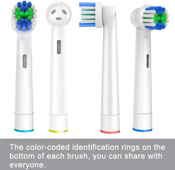 Soft Bristles Oral-B Uyumlu Yedek Diş Fırçası Başlıkları 4 Lü - Resim 5