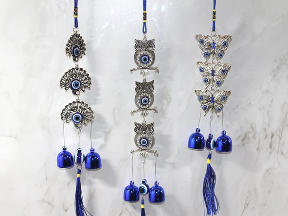 Metal Nazar Boncuğu Çan Model 21 ürün görseli 1