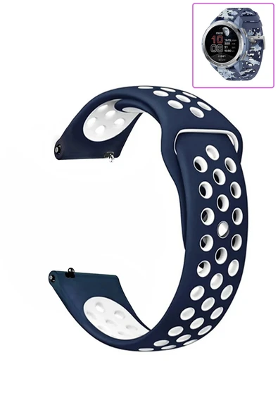 KRETON KRETON Honor Watch Gs Pro Uyumlu Kordon Yumuşak Dokulu Delikli Desenli Silikon Kayış ürün görseli