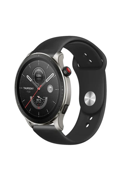 KRETON KRETON Amazfit Gtr4 Ile Uyumlu Yumuşak Dokulu Silikon Kordon Kayış - Resim 10