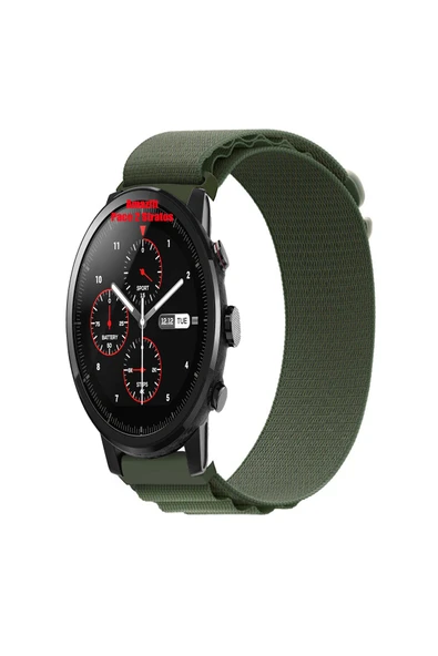 KRETON KRETON Amazfit Pace 2 Stratos Uyumlu Kordon Alpine Loop Döngü Spor Kayış - Resim 11