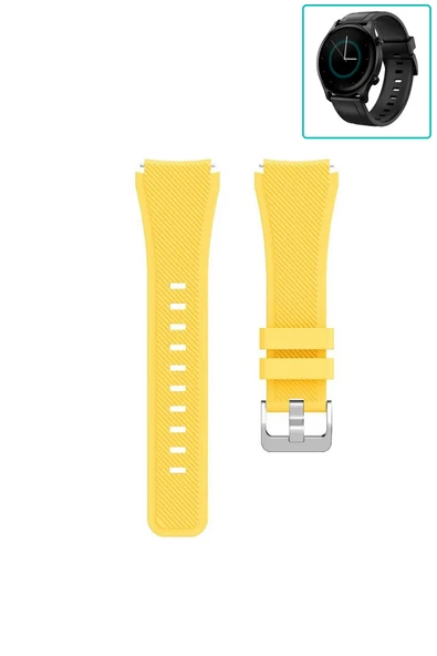 KRETON KRETON Haylou RS3 LS04 Akıllı Saat Uyumlu Tırtık Desenli Silikon Kordon Kayış - Resim 10