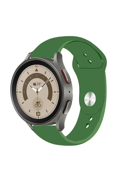 KRETON KRETON Samsung Galaxy Watch 6 40mm / 44mm Uyumlu Kordon Yumuşak Dokulu Silikon Kayış - Resim 2