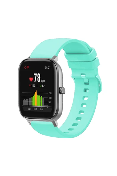 KRETON KRETON Amazfit GTS-GTS2-GTS2E-GTS3-GTS4-GTS4 Mini ile Uyumlu Kordon Yumuşak Dokulu Tokalı Silikon Kayış - Resim 4