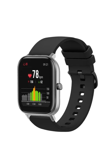 KRETON KRETON Amazfit GTS-GTS2-GTS2E-GTS3-GTS4-GTS4 Mini ile Uyumlu Kordon Yumuşak Dokulu Tokalı Silikon Kayış - Resim 3