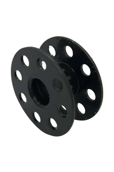 ofisturka Düz Makine Metal Siyah Tırnaksız Masura / 270010 - Resim 3