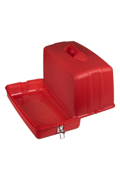 SİNGER Dikiş Makine Çarşısı Yeni Tip Dikiş Makinelerine Uygun Taşıma Kabı Ve Koruma Çantası (kırmızı Renk) - Resim 2