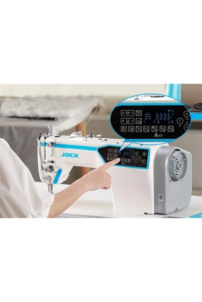 Jack A5e-q Düz Makine Kısa Iplik Kesicili Temiz Dikiş - Resim 2