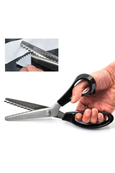 Golden Taksun Profesyonel Sürfile Makası Zig Zag Taksun Orijinal Kırmızı - Resim 5