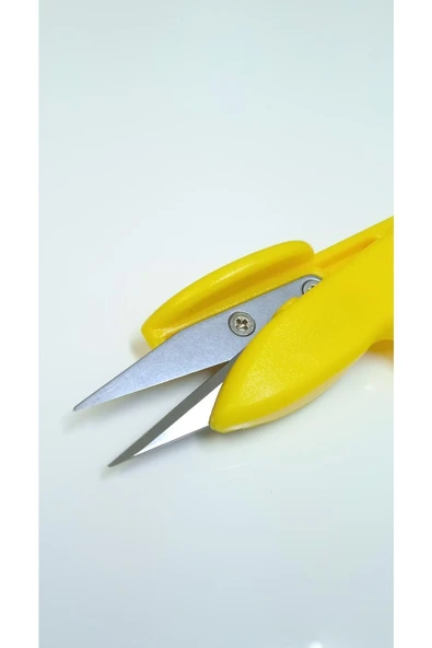 Golden Eagle Iplik Temizleme Makası Dikiş Nakış Makası Sarı - Resim 4