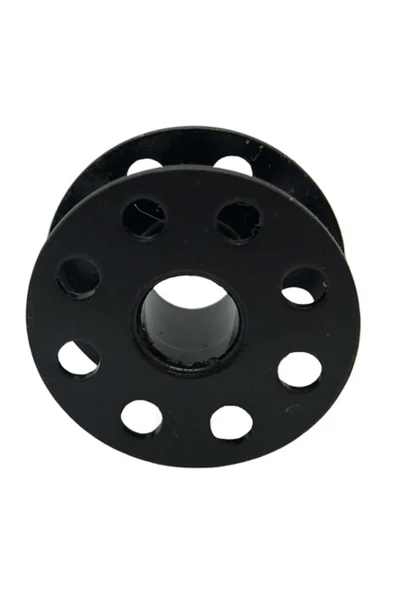 ofisturka Düz Makine Metal Siyah Tırnaksız Masura / 270010 - Resim 4