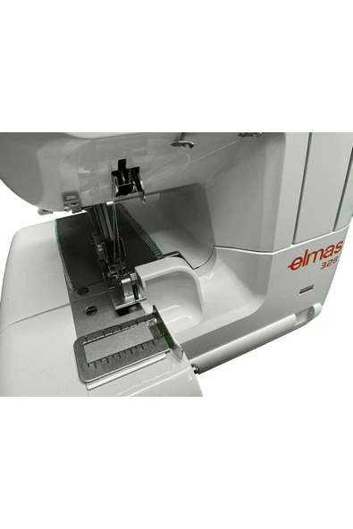 Elmas Ev Tipi 3-4 İplik Overlok Makinası, 2 Yıl Garanti, Beyaz Renk - Resim 2