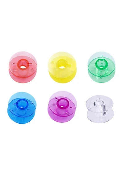 SİNGER Ev Tipi Plastik Masura Renkli 25 Adet Masura - Resim 2