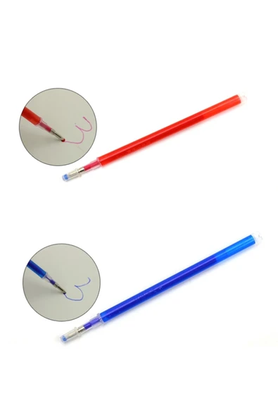 Artus Tedarik Isı Ile Uçan Silinebilen Refill Kalem Içi Ve Kalem Siyah Set (11 ADET) - Resim 4