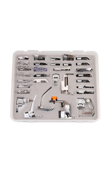 KARACA MAKİNE 32 Parça Ev Tipi Dikiş Makinesi Ayak Seti, Çok Amaçlı ve Kullanışlı Takım ürün görseli