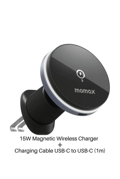 MOMAX CM25AEQ MAG MOUNT 5 WİRELESS CHARGİNG CAR MOUNT